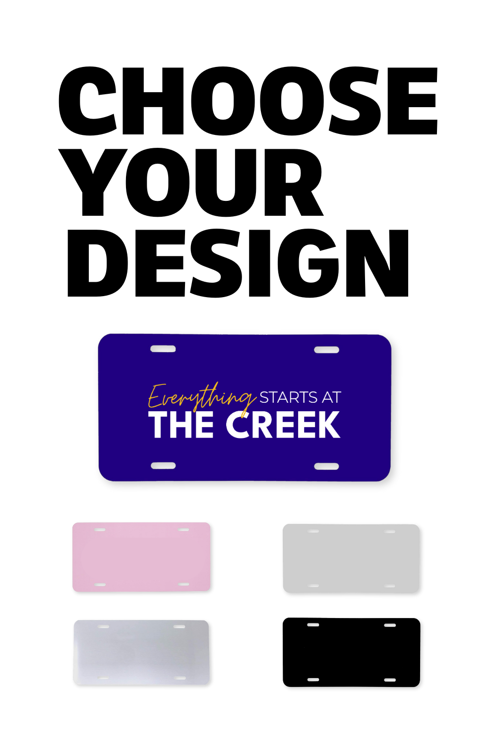 (CUSTOMIZABLE) CCA Car Tags