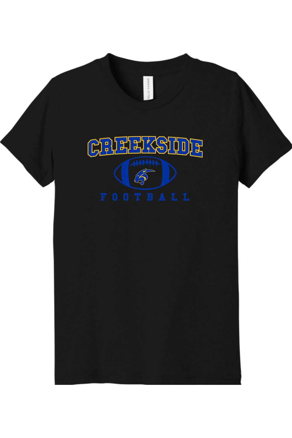 (YOUTH) BELLA+CANVAS Triblend Short Sleeve Tee - Football