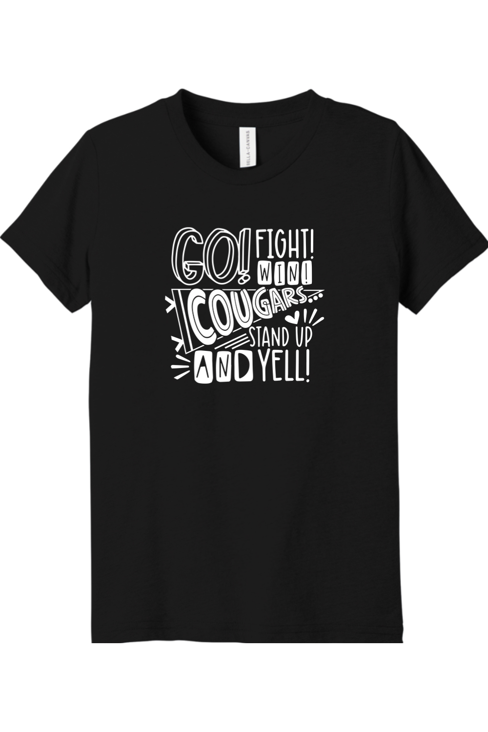 (YOUTH) BELLA+CANVAS Triblend Short Sleeve Tee - Go. Fight. Win