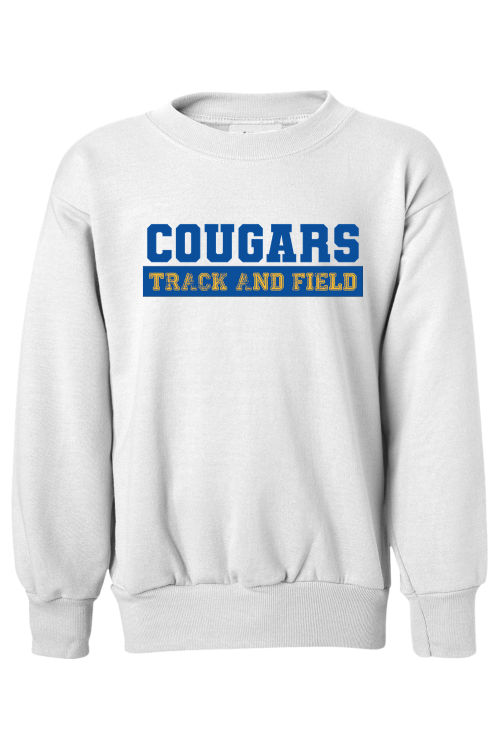(YOUTH) Hanes Ecosmart Youth Crewneck Sweatshirt - Track & Field