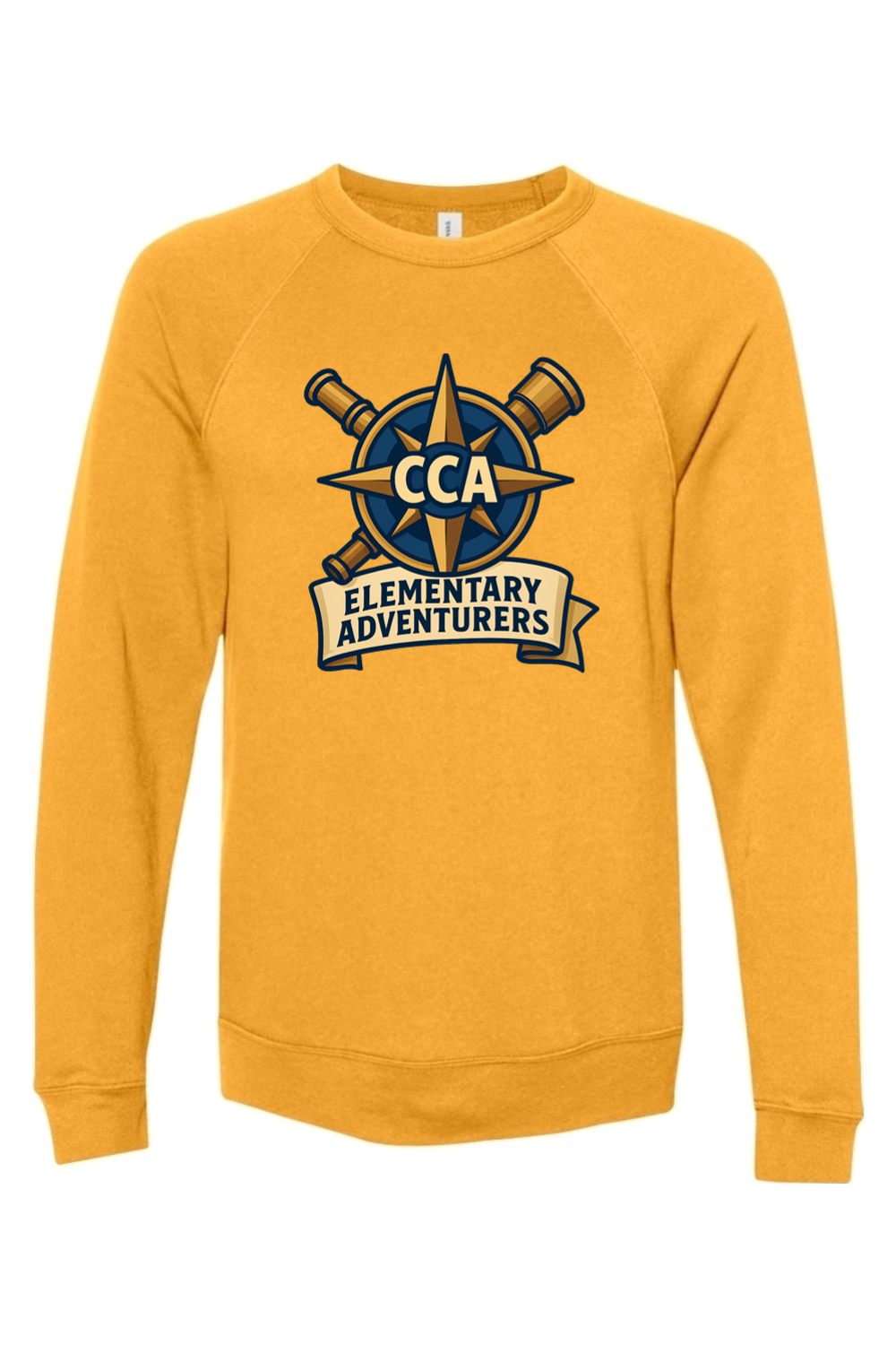 (ADULT) Bella + Canvas Sponge Fleece Raglan Crewneck Sweatshirt - Elementary Adventures
