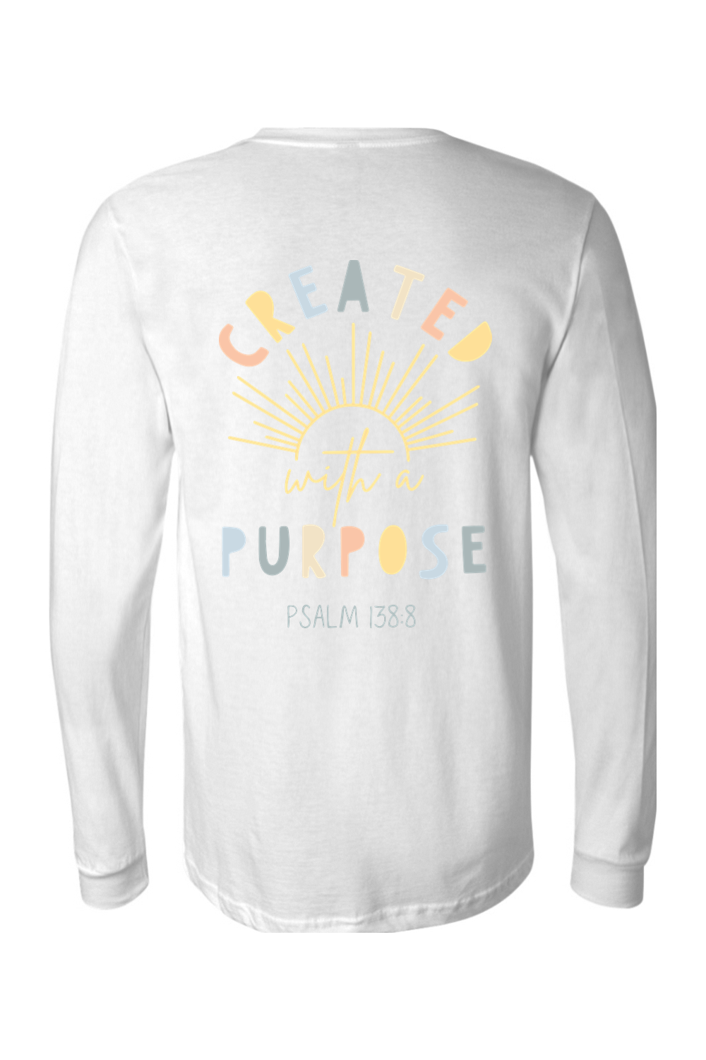 (ADULT) BELLA + CANVAS Unisex Jersey Long Sleeve Tee - Created With a Purpose
