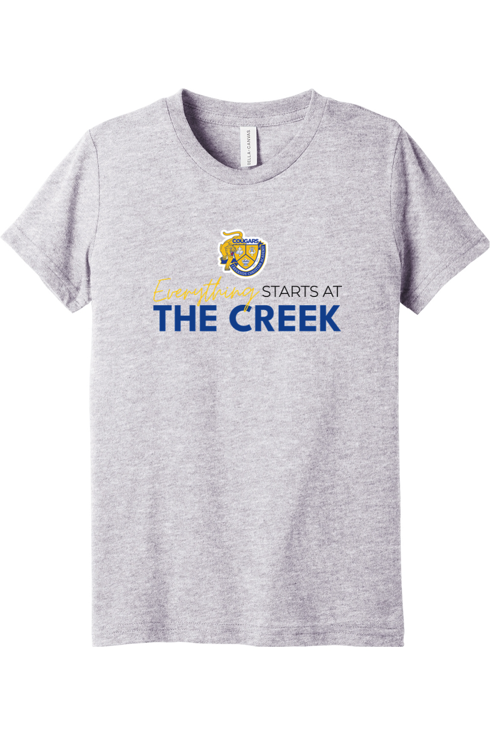 (YOUTH) BELLA+CANVAS Triblend Short Sleeve Tee - At The Creek