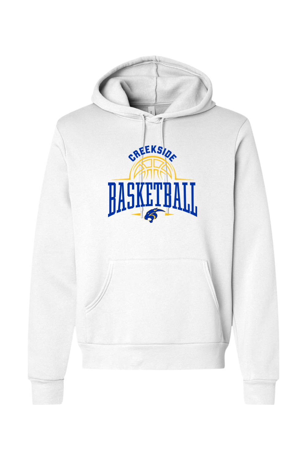 (ADULT) Bella + Canvas Sponge Fleece Hoodie - Basketball