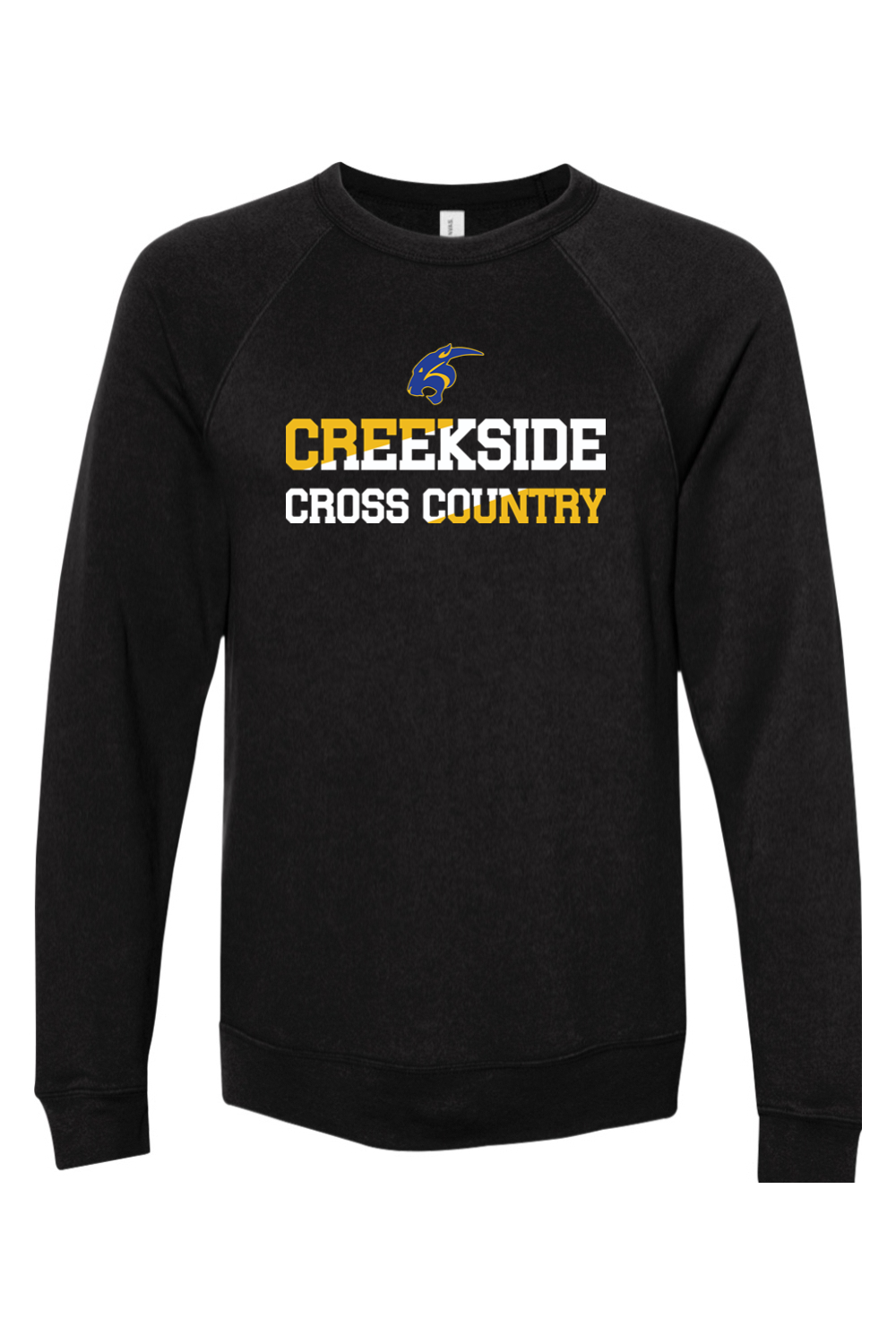 (ADULT) Bella + Canvas Sponge Fleece Raglan Crewneck Sweatshirt - Cross Country