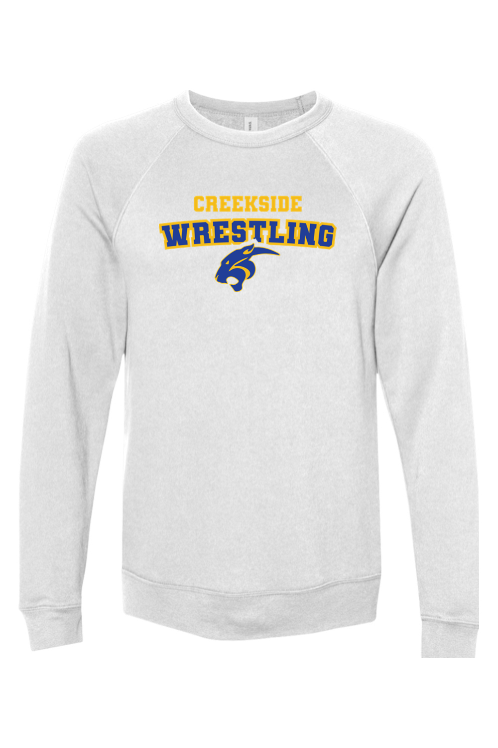 (ADULT) Bella + Canvas Sponge Fleece Raglan Crewneck Sweatshirt - Wrestling