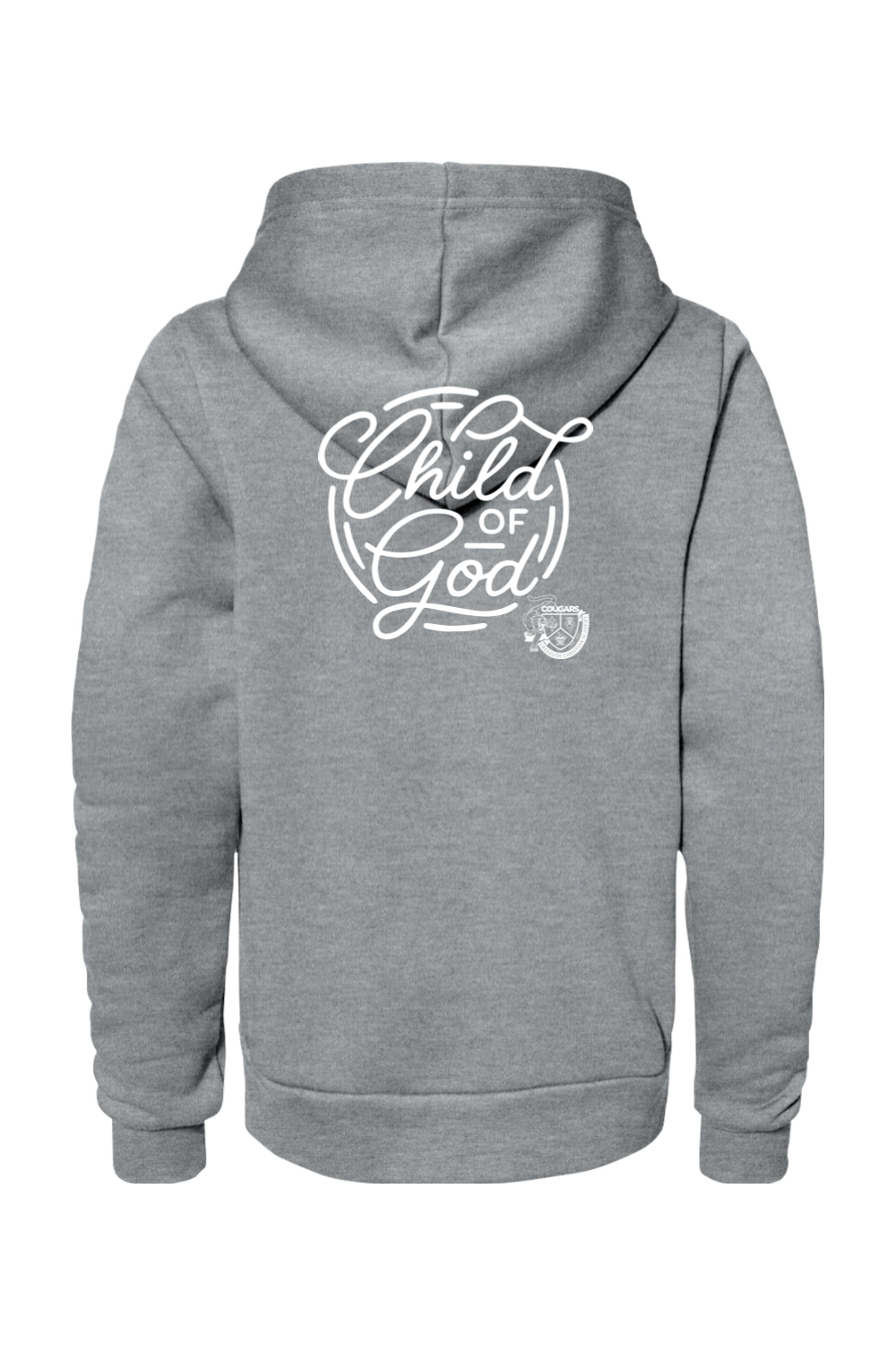 (YOUTH) Bella + Canvas Sponge Fleece Pullover Hoodie - Child of God