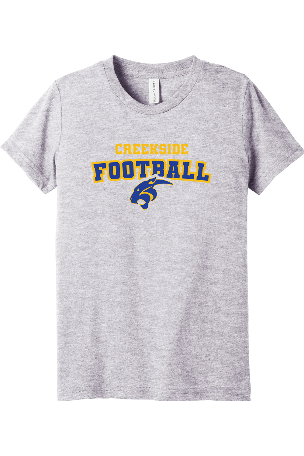 (YOUTH) BELLA+CANVAS Triblend Short Sleeve Tee - Football