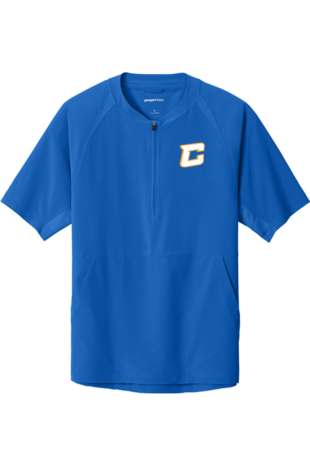 (ADULT) Sport-Tek Repeat 1/2-Zip Short Sleeve Jacket - Baseball