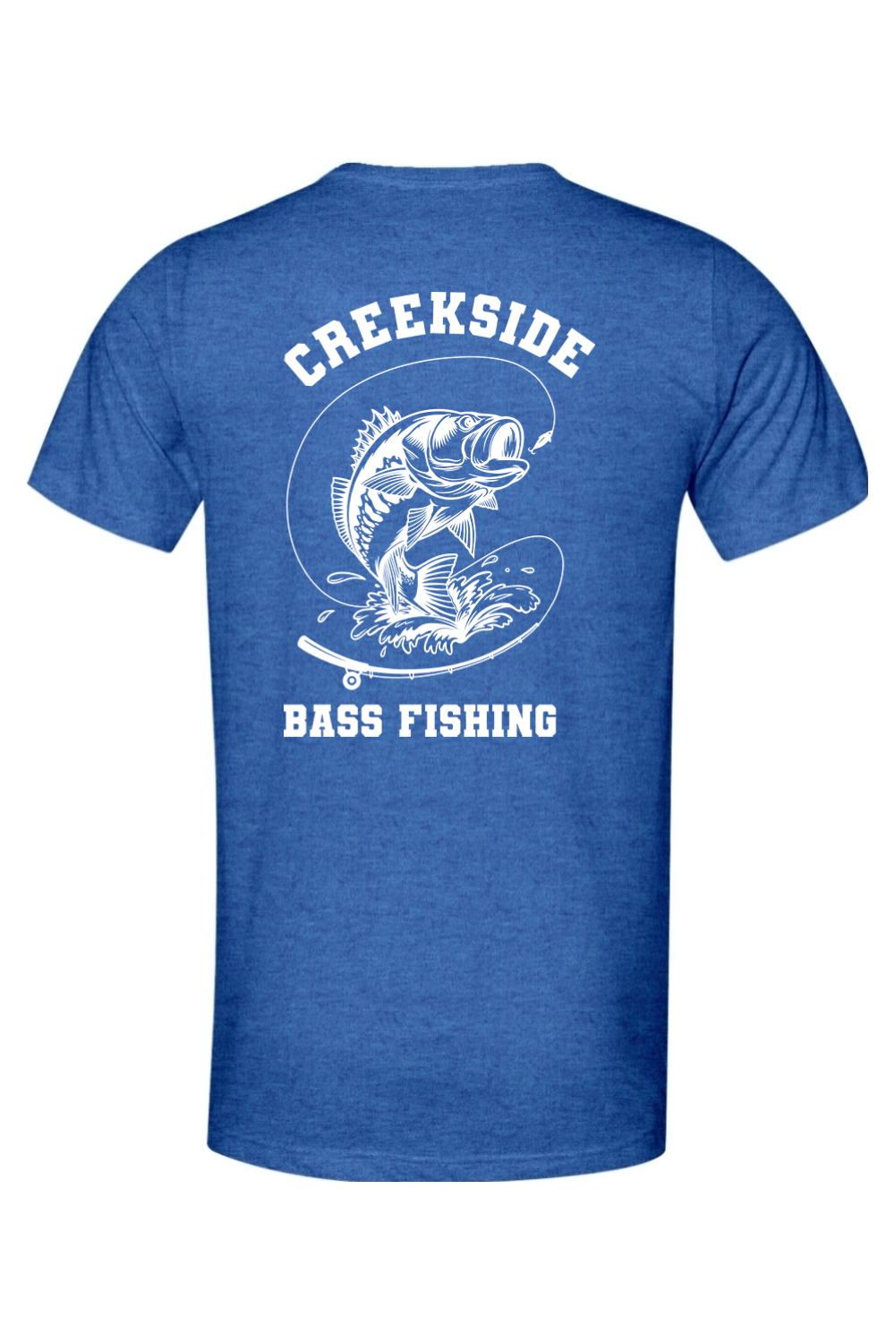 (ADULT) Bella + Canvas Triblend Short Sleeve Tee - Bass Fishing