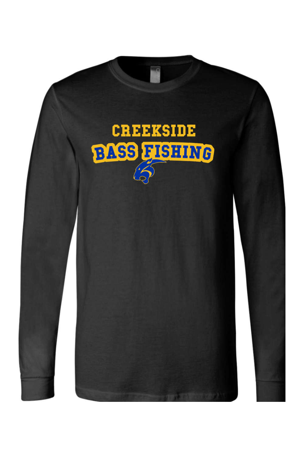 (ADULT) BELLA + CANVAS Unisex Jersey Long Sleeve Tee - Bass Fishing