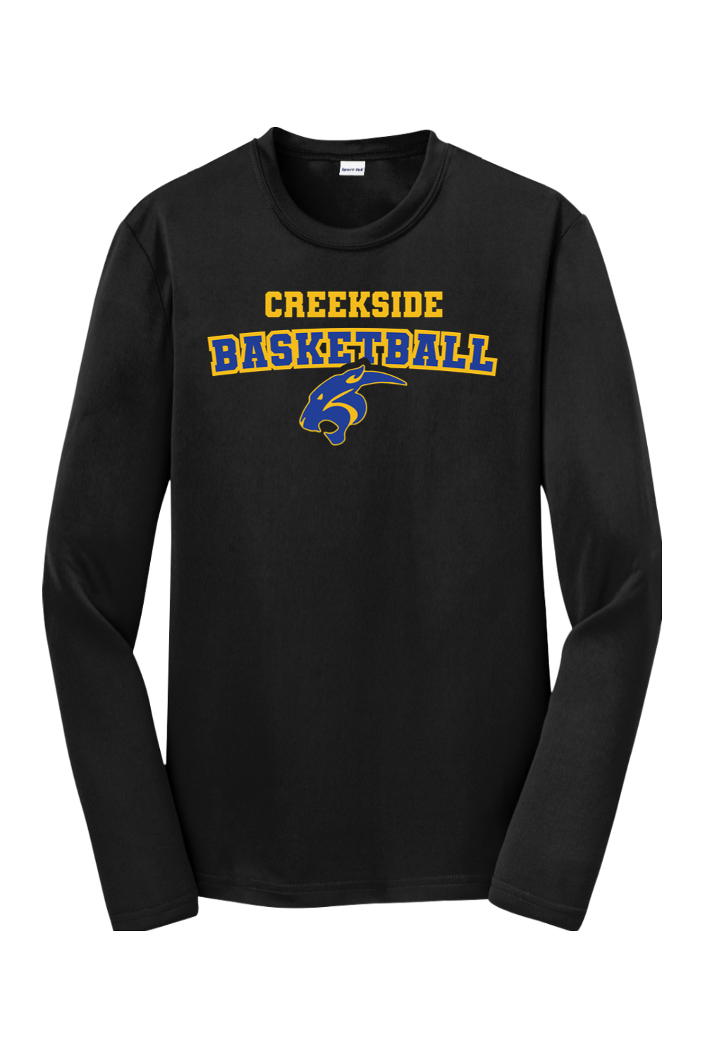 (YOUTH) Sport-Tek Long Sleeve Performance Tee - Basketball