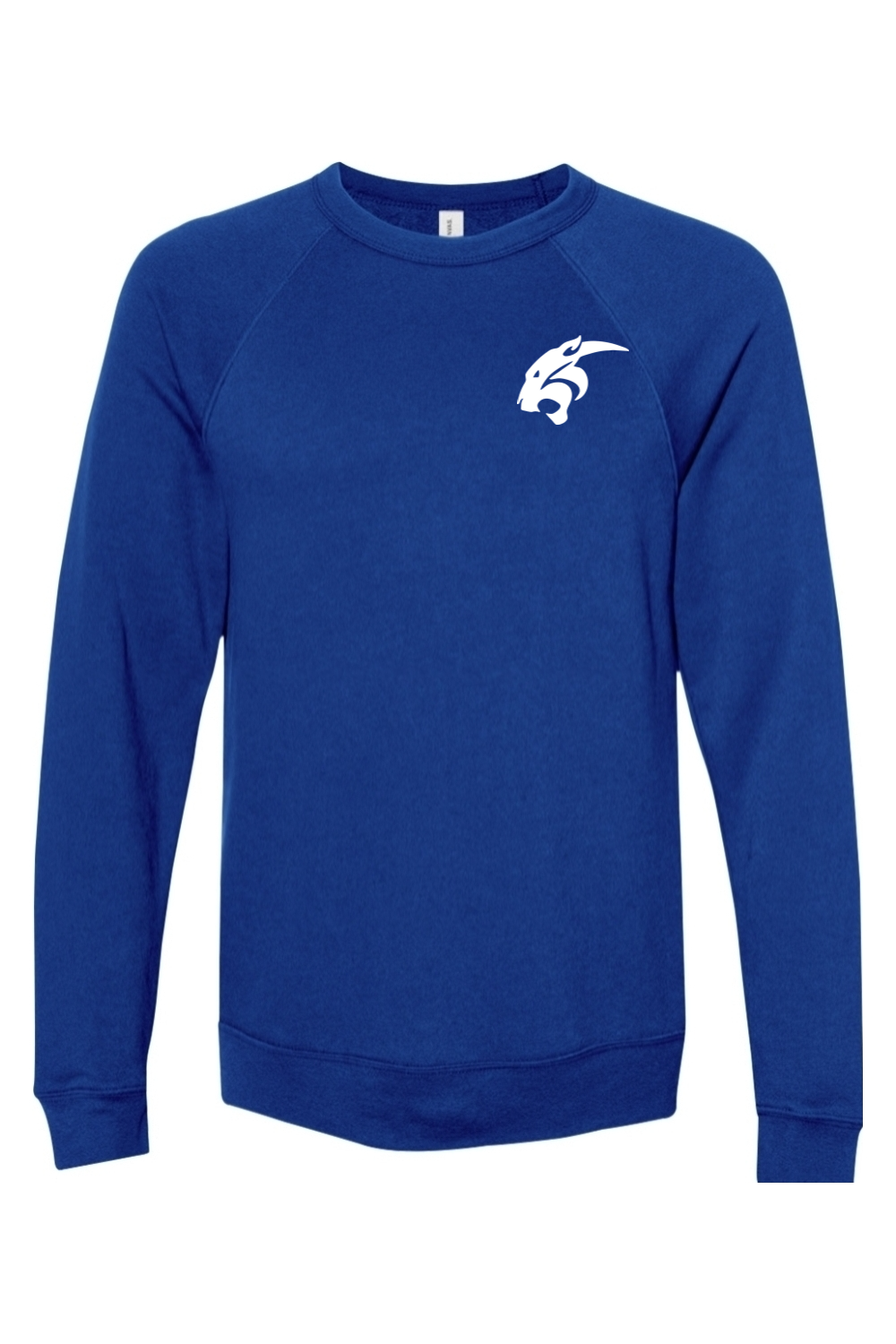 (ADULT) Bella + Canvas Sponge Fleece Raglan Crewneck Sweatshirt - Bass Fishing