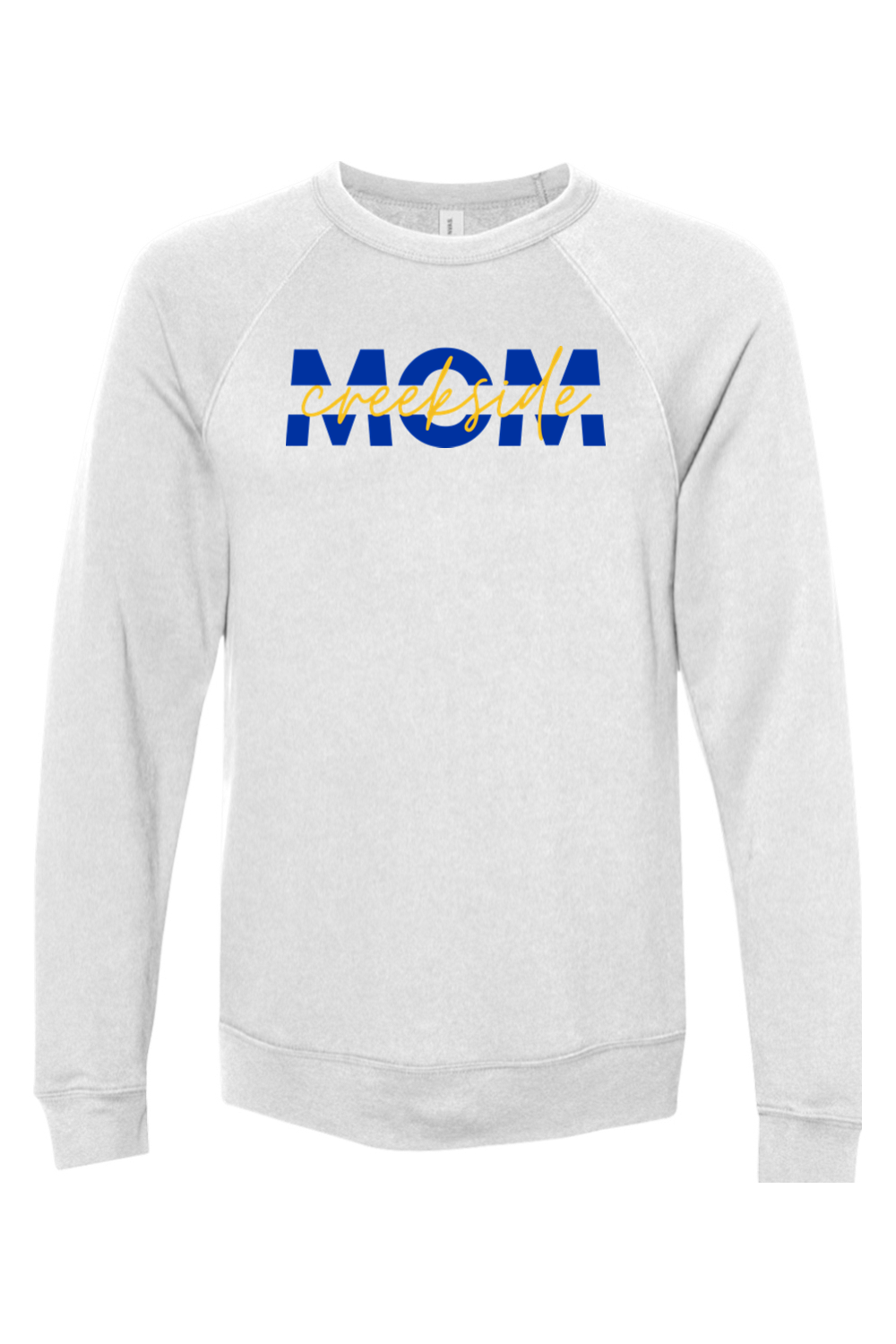 (ADULT) Bella + Canvas Sponge Fleece Raglan Crewneck Sweatshirt - Mom