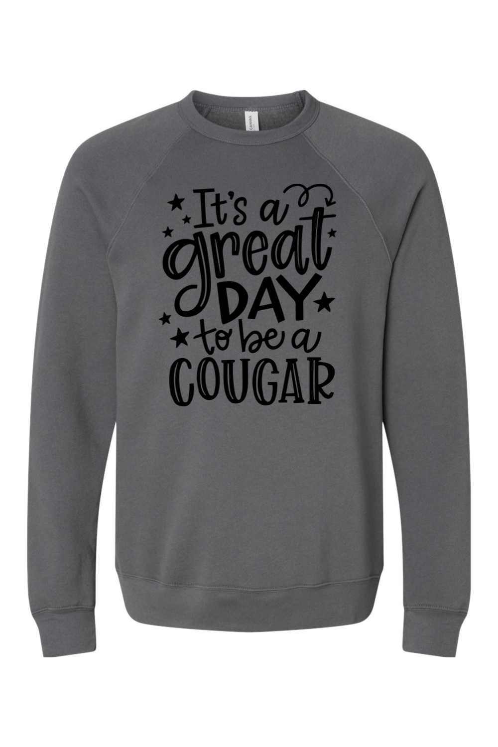 (ADULT) Bella + Canvas Sponge Fleece Raglan Crewneck Sweatshirt - Great Day