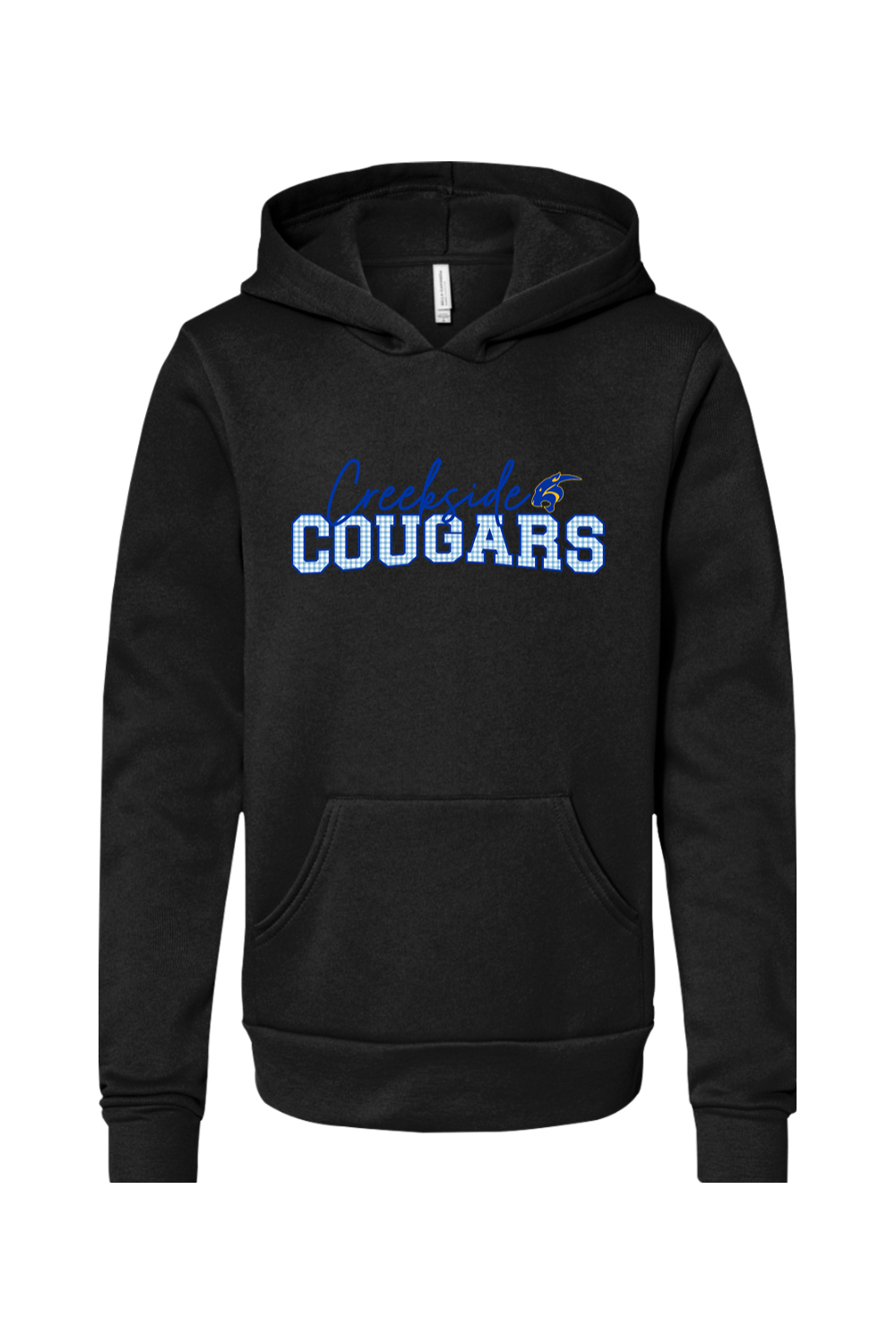 (YOUTH) Bella + Canvas Sponge Fleece Pullover Hoodie - Creekside Cougars