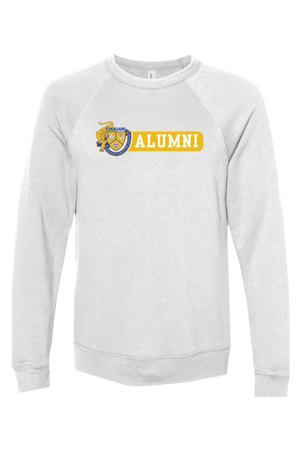 (ADULT) Bella + Canvas Sponge Fleece Raglan Crewneck Sweatshirt - Alumni
