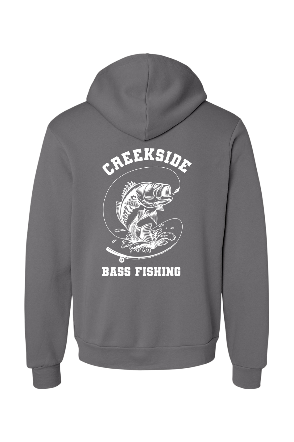 (ADULT) Bella + Canvas Sponge Fleece Hoodie - Bass Fishing