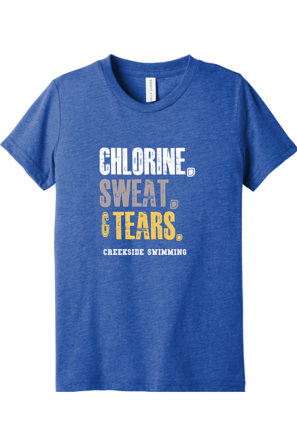 (YOUTH) BELLA+CANVAS Triblend Short Sleeve Tee - Swimming