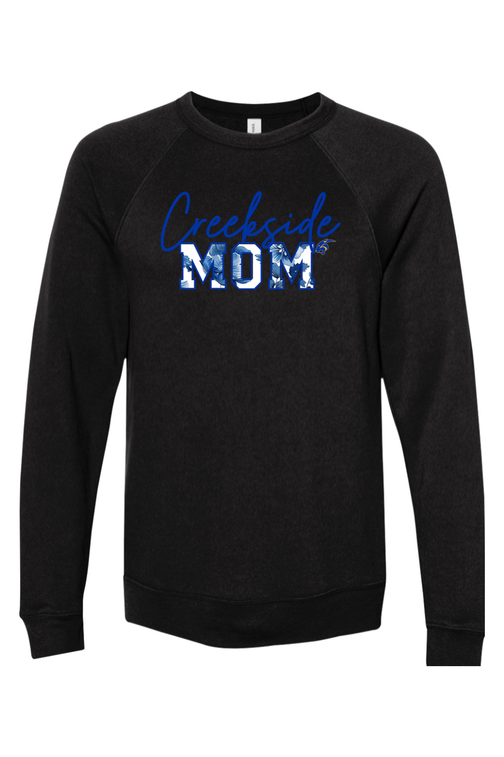 (ADULT) Bella + Canvas Sponge Fleece Raglan Crewneck Sweatshirt - Mom