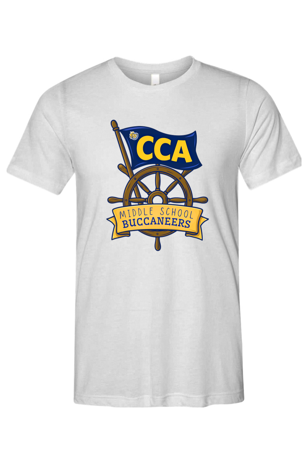 (ADULT) Bella + Canvas Triblend Short Sleeve Tee - Middle School Buccaneers