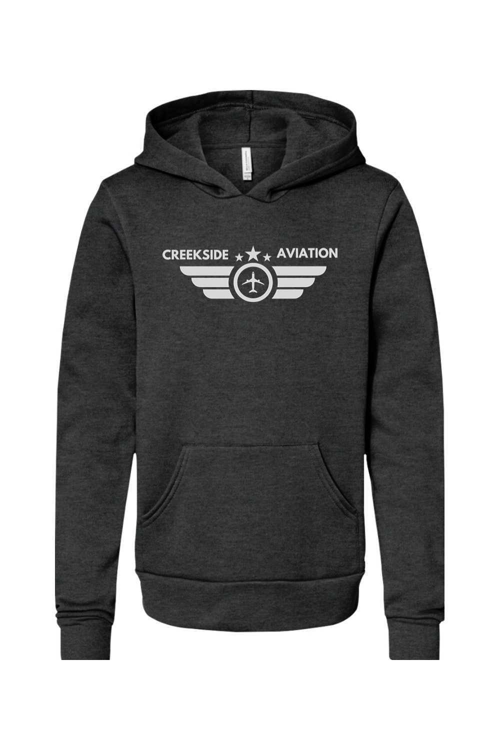 (YOUTH) Bella + Canvas Sponge Fleece Pullover Hoodie - Aviation