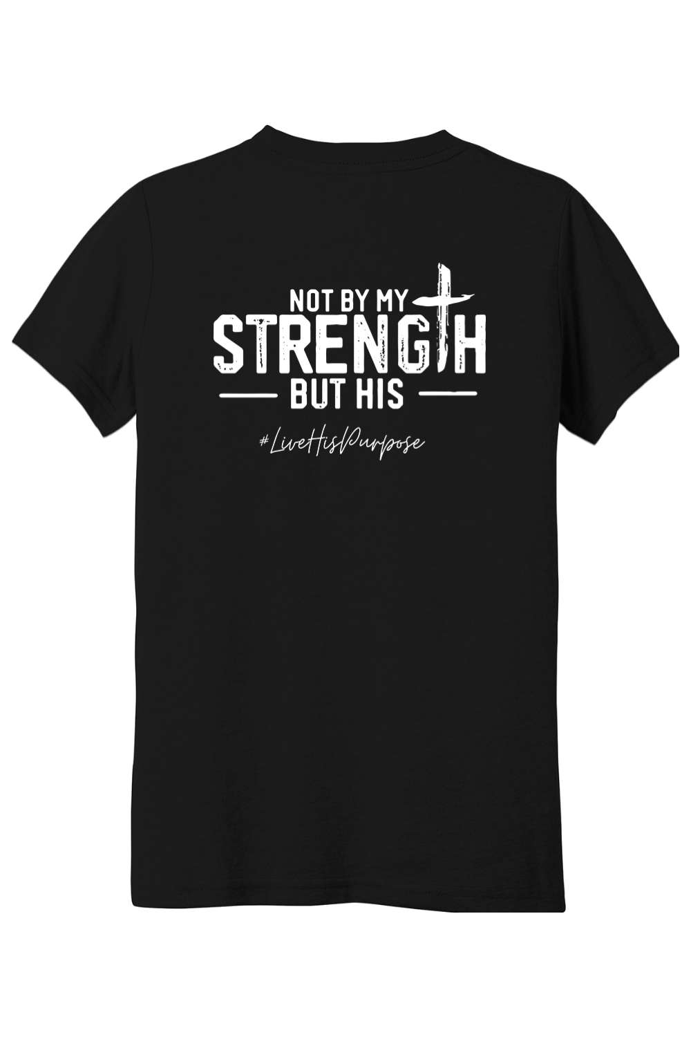 (YOUTH) BELLA+CANVAS Triblend Short Sleeve Tee - His Strength