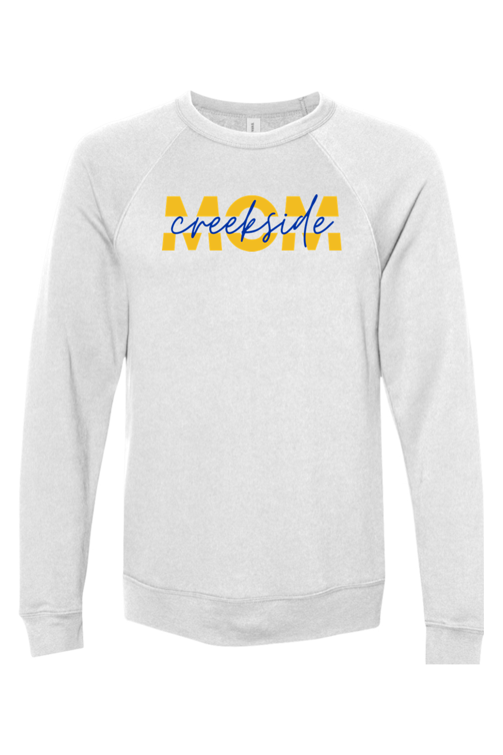 (ADULT) Bella + Canvas Sponge Fleece Raglan Crewneck Sweatshirt - Mom