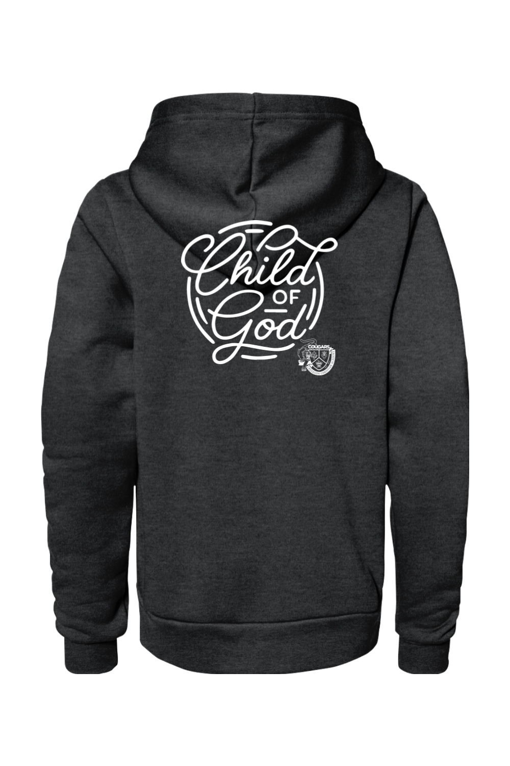 (YOUTH) Bella + Canvas Sponge Fleece Pullover Hoodie - Child of God