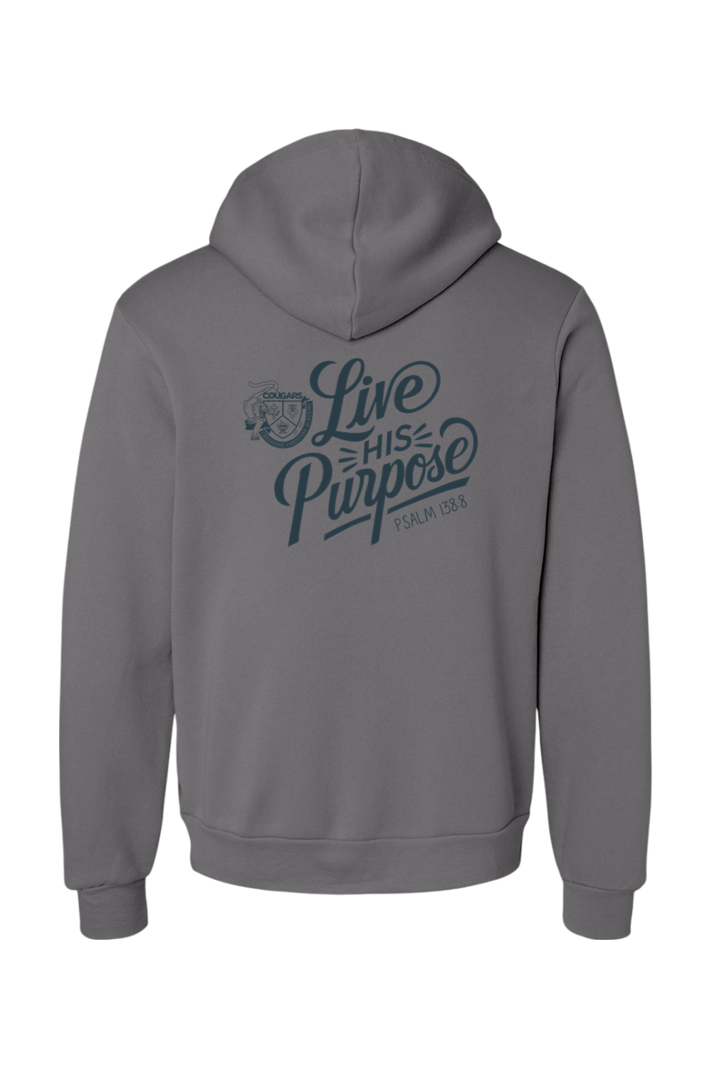 (ADULT) Bella + Canvas Sponge Fleece Hoodie - Live His Purpose