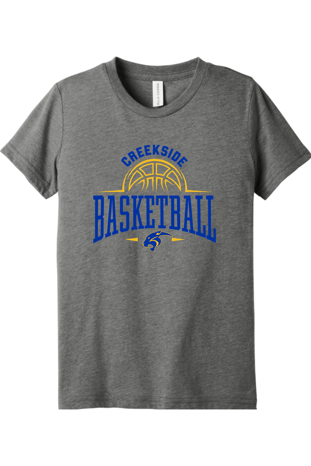 (YOUTH) BELLA+CANVAS Triblend Short Sleeve Tee - Basketball