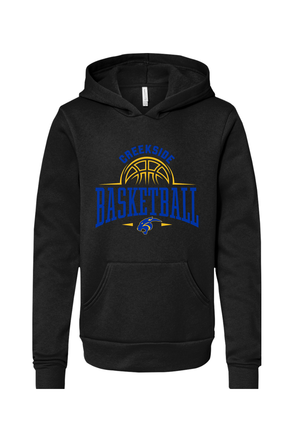 (YOUTH) Bella + Canvas  Sponge Fleece Pullover Hoodie - Basketball