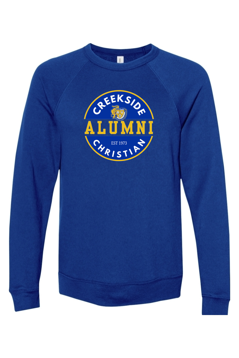 (ADULT) Bella + Canvas Sponge Fleece Raglan Crewneck Sweatshirt - Alumni