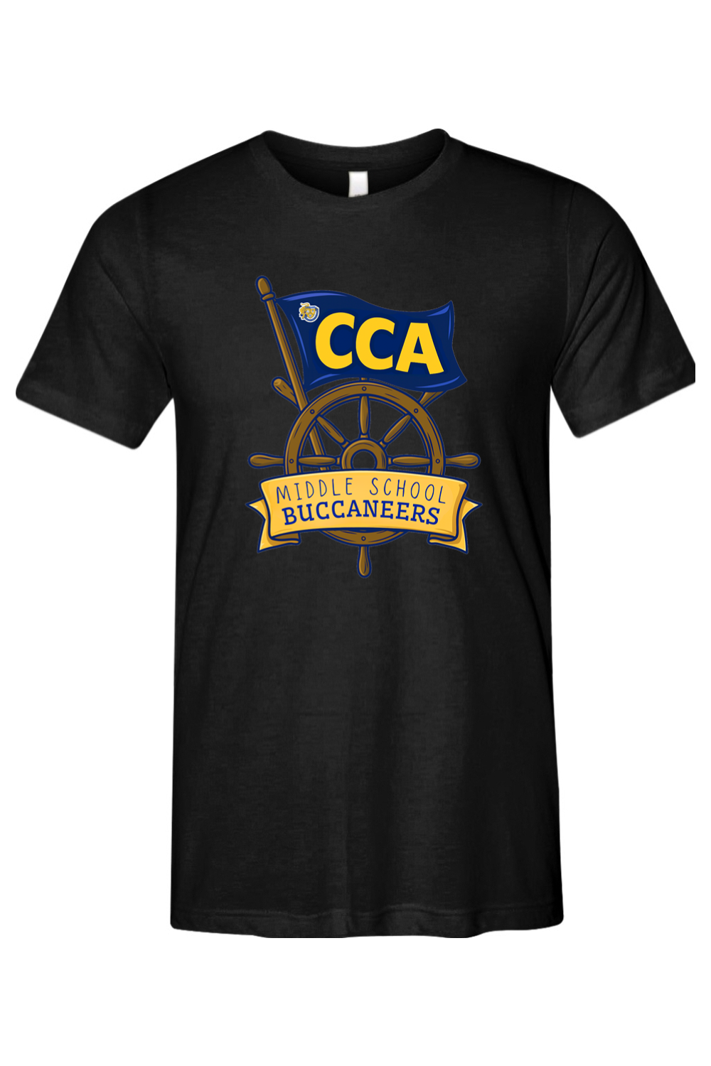 (ADULT) Bella + Canvas Triblend Short Sleeve Tee - Middle School Buccaneers