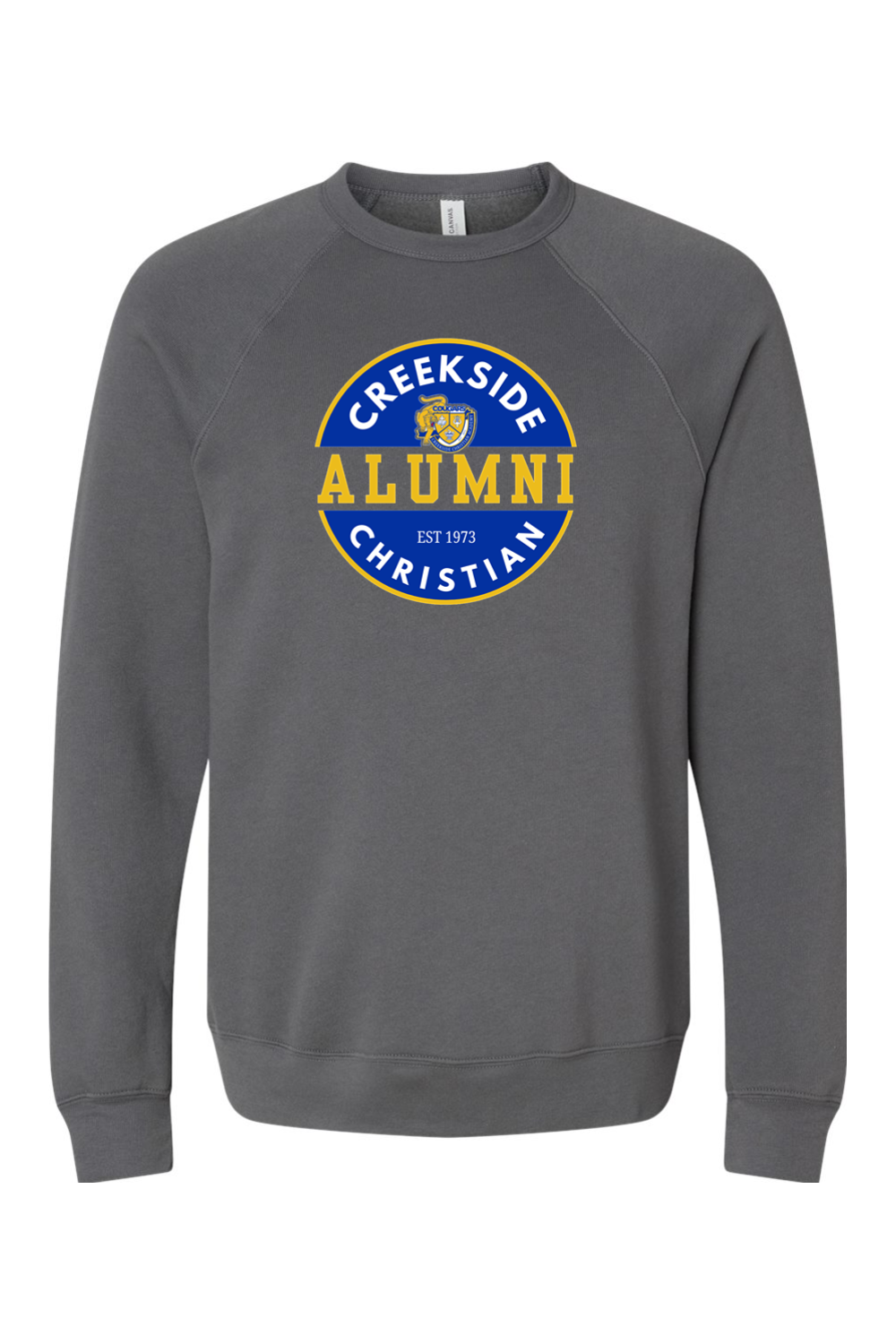 (ADULT) Bella + Canvas Sponge Fleece Raglan Crewneck Sweatshirt - Alumni