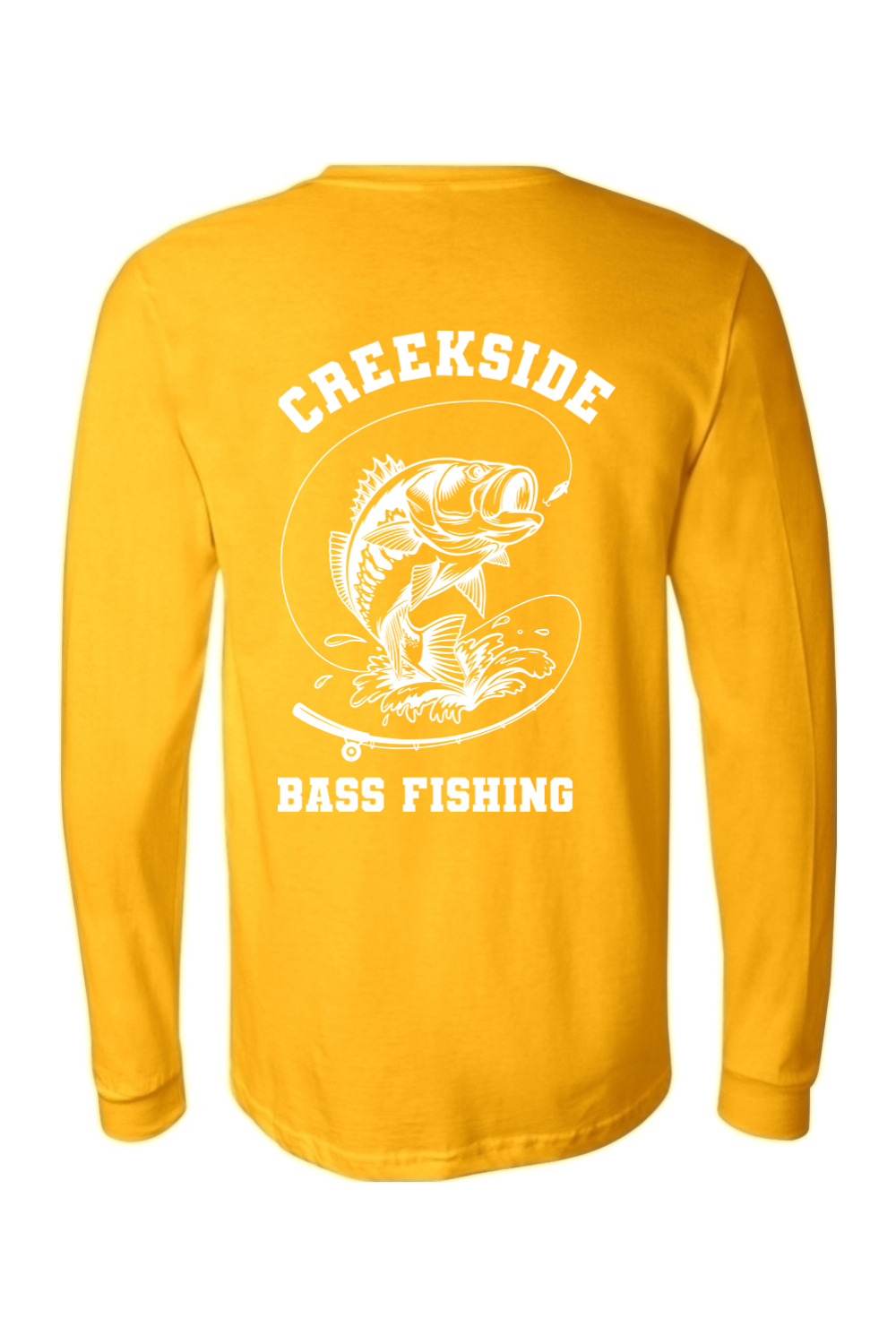 (ADULT) BELLA + CANVAS Unisex Jersey Long Sleeve Tee - Bass Fishing