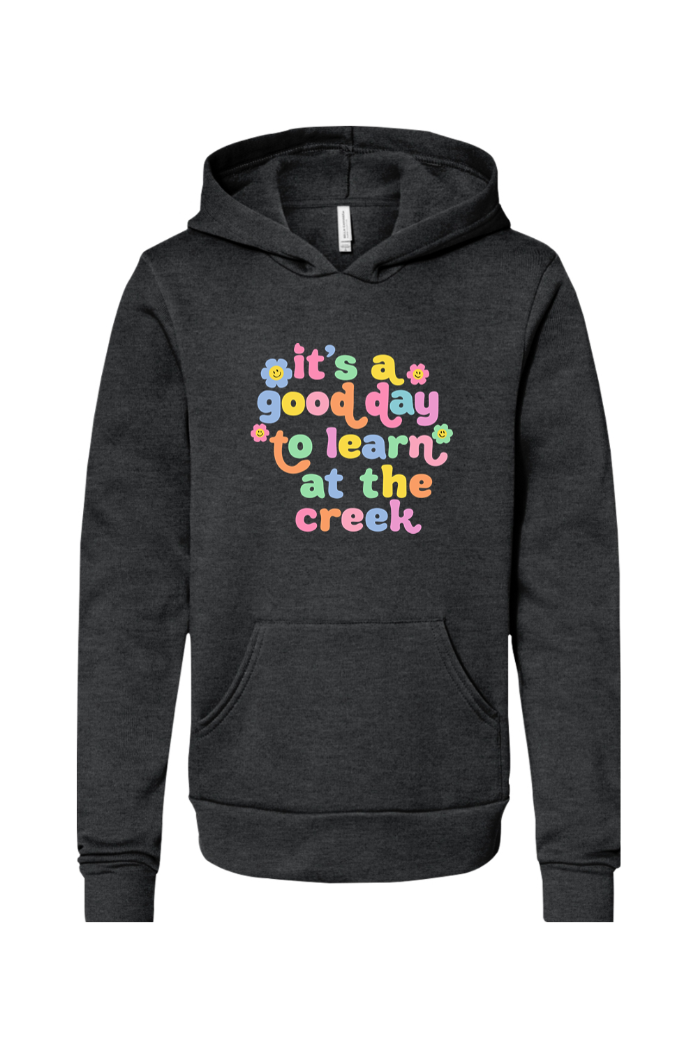 (YOUTH) Bella + Canvas Sponge Fleece Pullover Hoodie - A Good Day to Learn