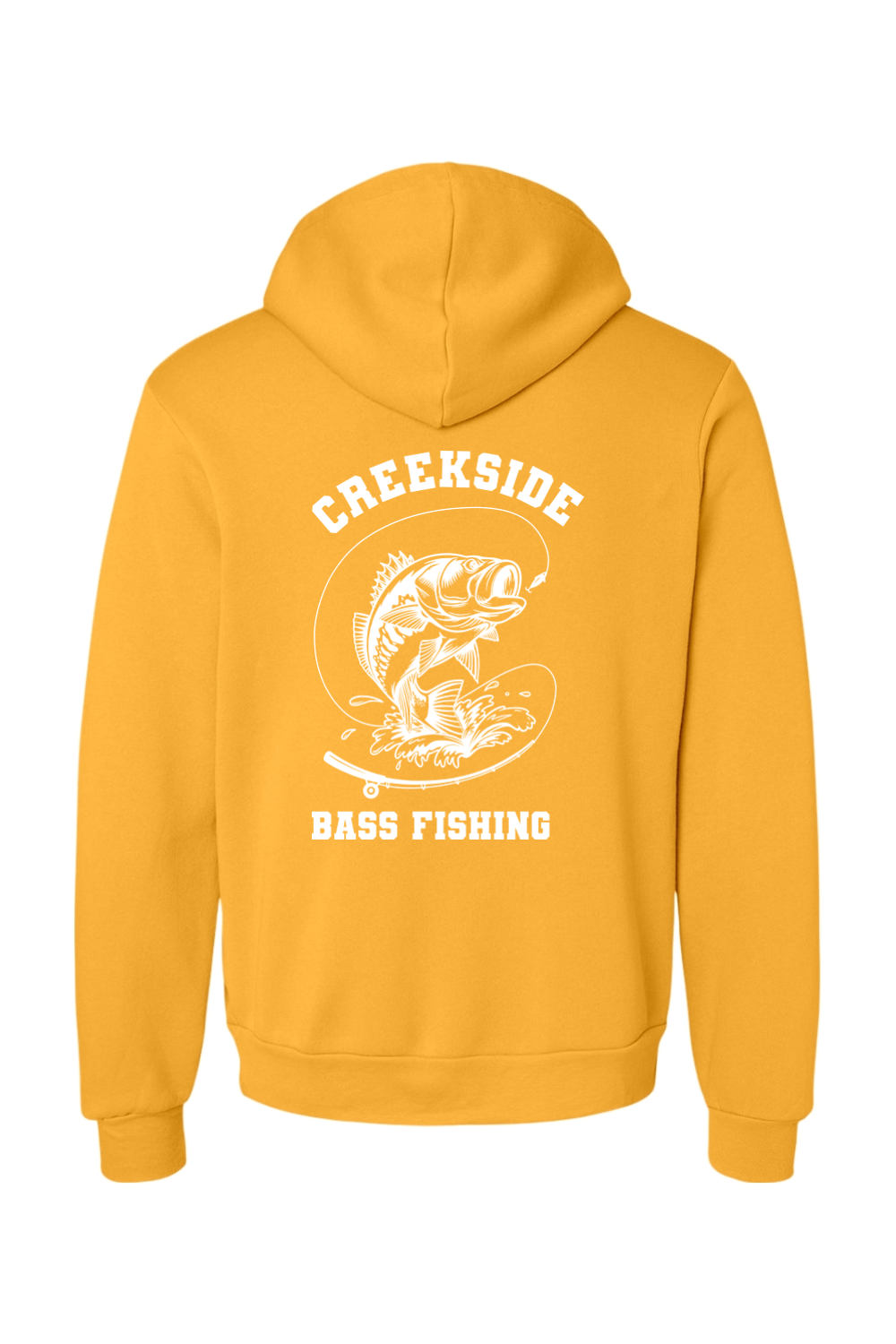 (ADULT) Bella + Canvas Sponge Fleece Hoodie - Bass Fishing