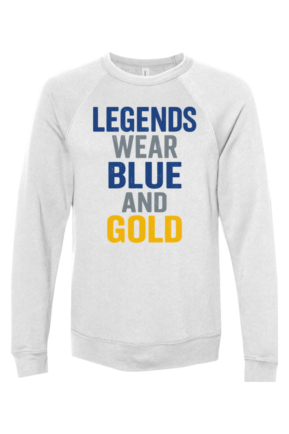 (ADULT) Bella + Canvas Sponge Fleece Raglan Crewneck Sweatshirt - Legends