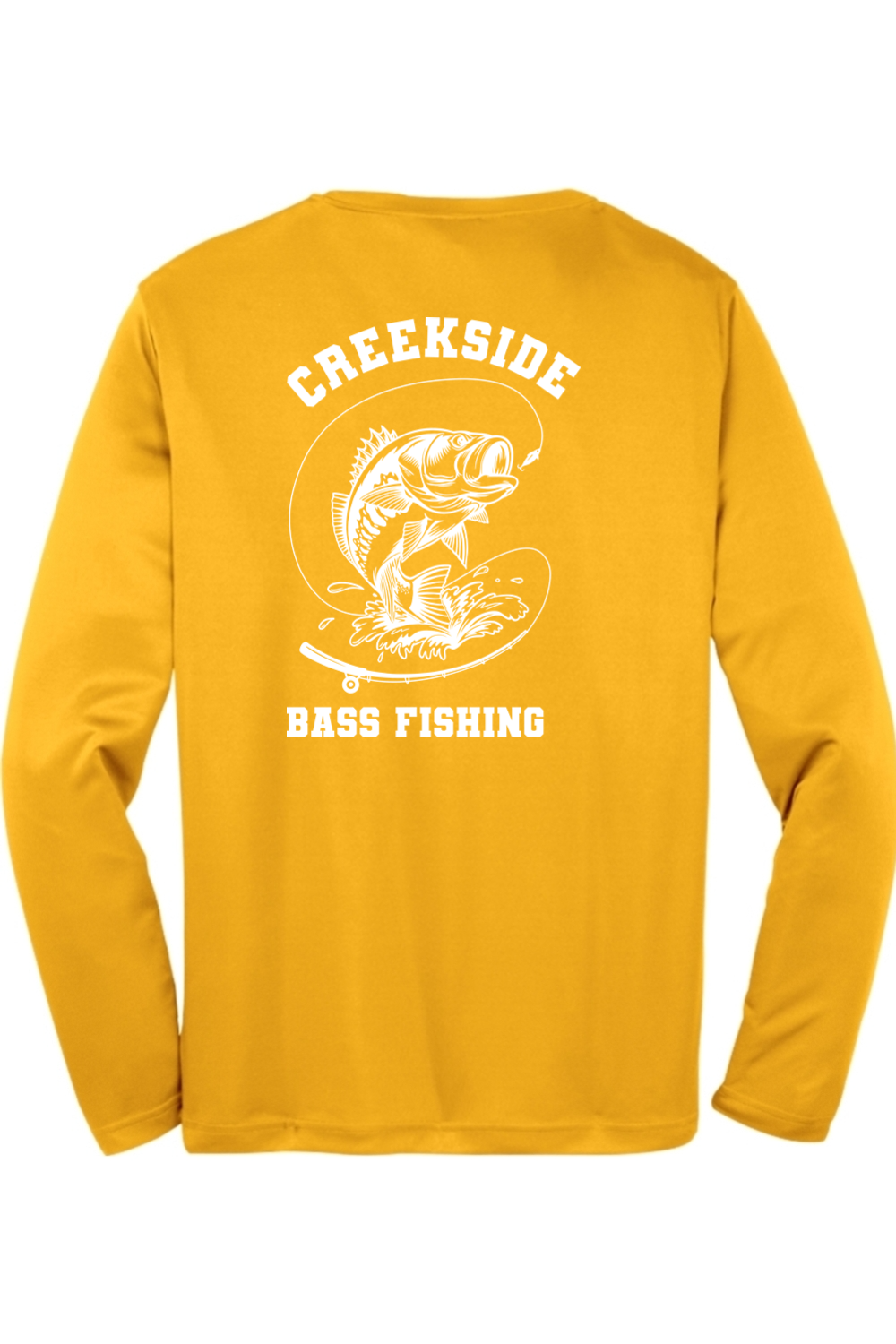 (ADULT) Sport-Tek Long Sleeve PosiCharge Competitor Tee - Bass Fishing