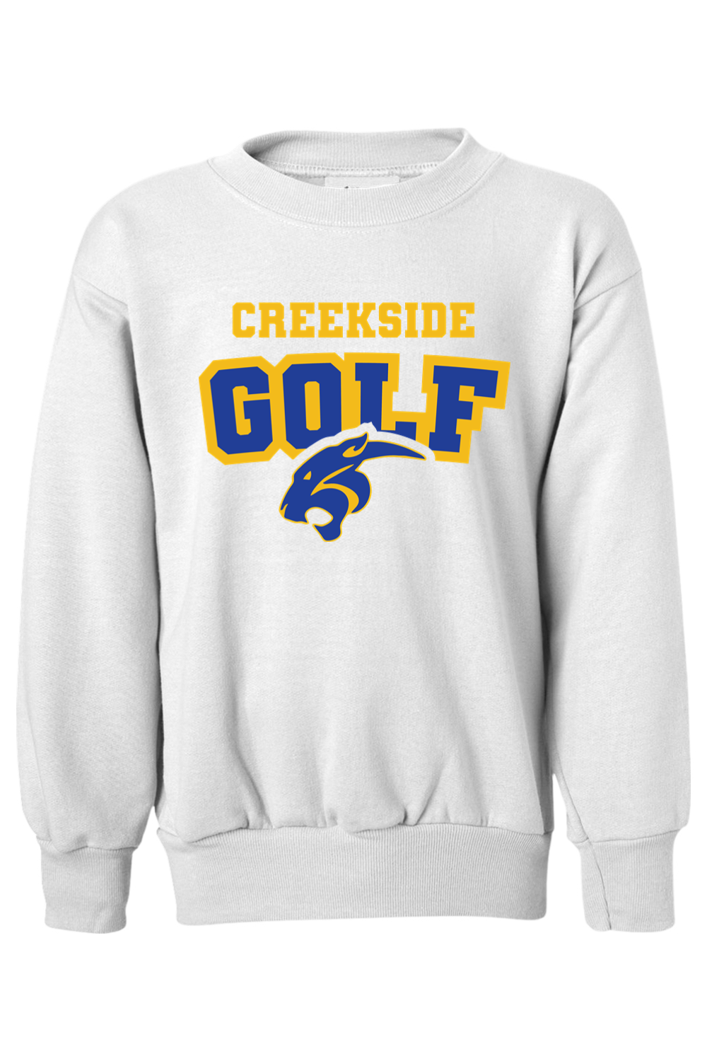 (YOUTH) Hanes Ecosmart Youth Crewneck Sweatshirt - Golf