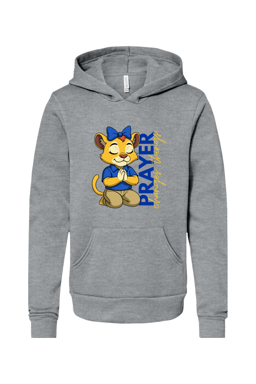 (YOUTH) Bella + Canvas Sponge Fleece Pullover Hoodie - Roary Prayer