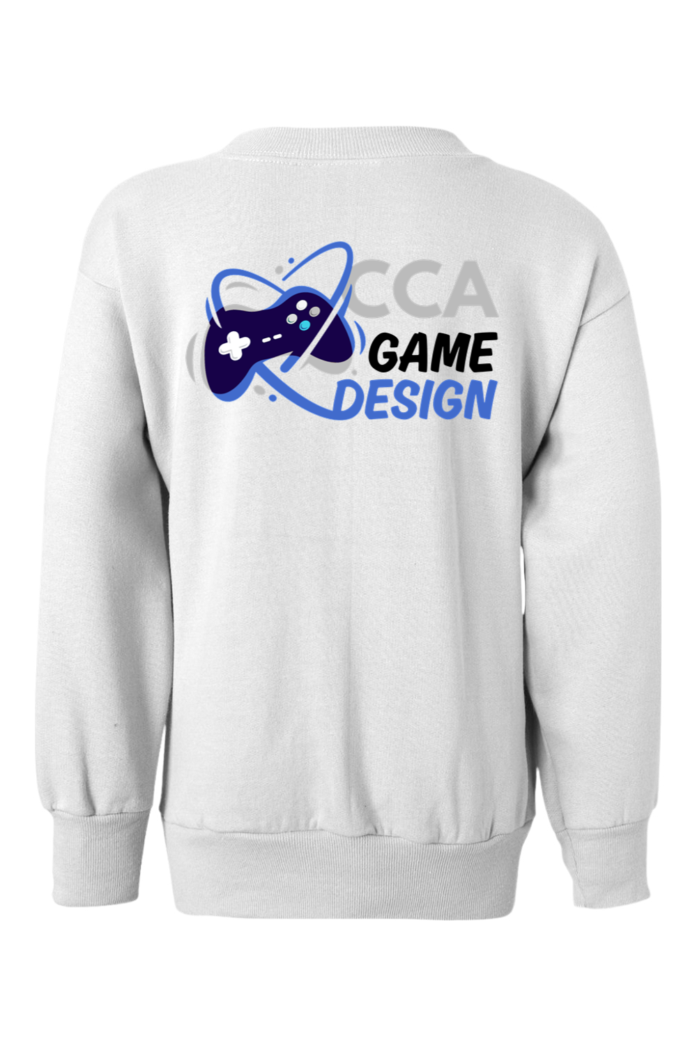 (YOUTH) Hanes Ecosmart Youth Crewneck Sweatshirt - Game Design