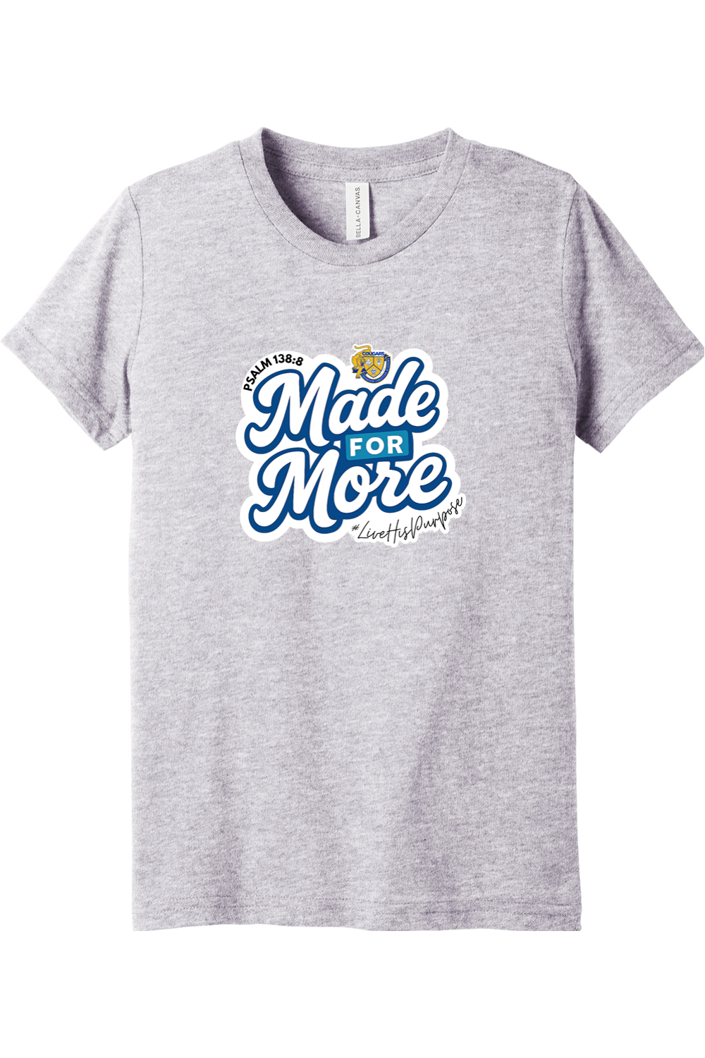 (YOUTH) BELLA+CANVAS Triblend Short Sleeve Tee - Made for More