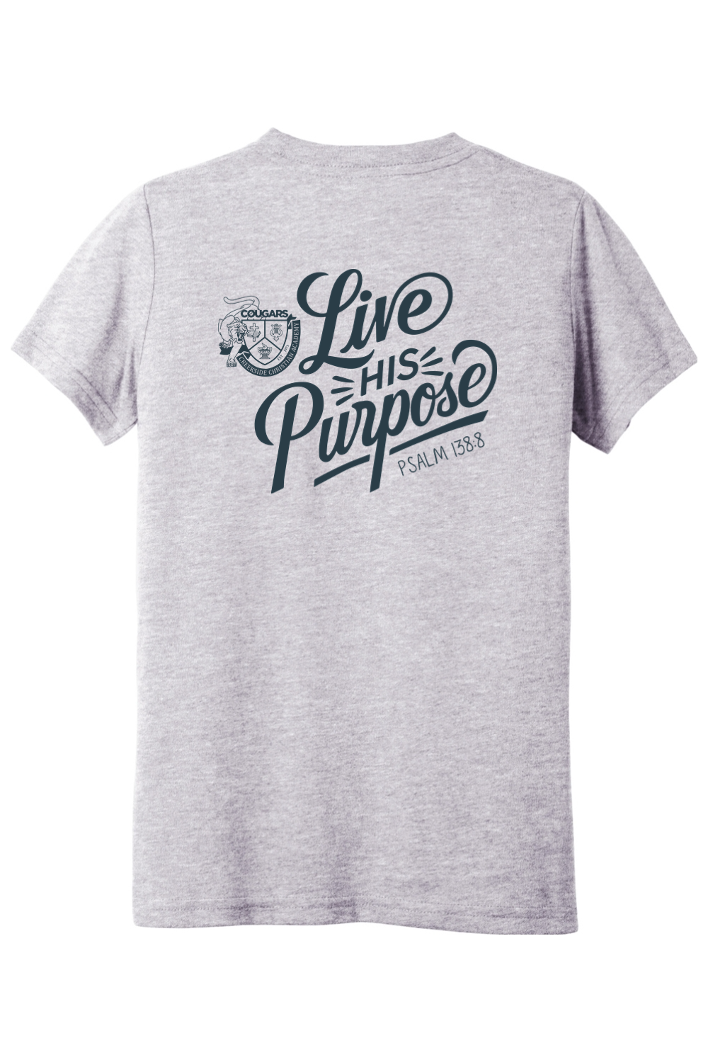 (YOUTH) BELLA+CANVAS Triblend Short Sleeve Tee - Live His Purpose