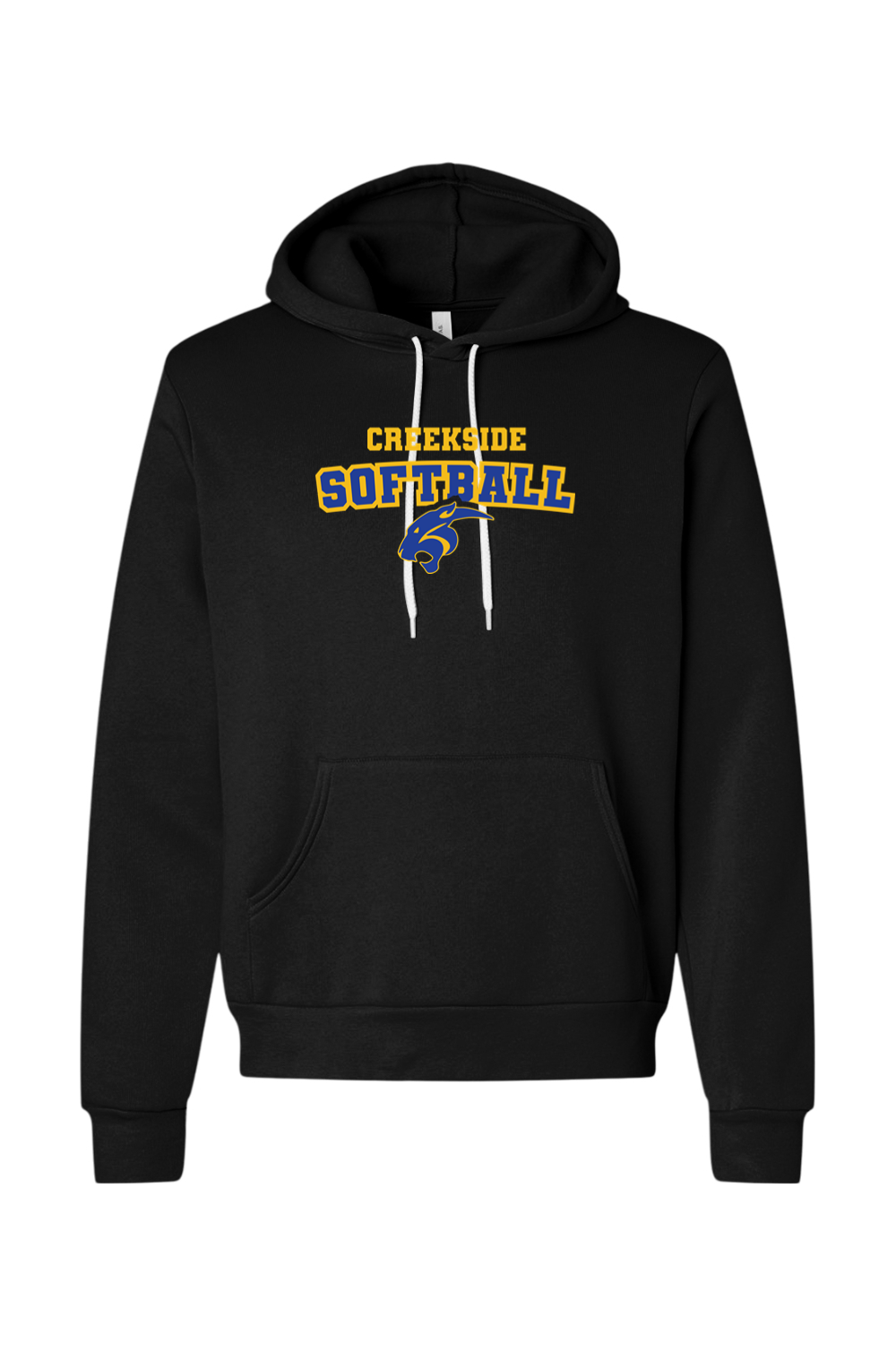 (ADULT) Bella + Canvas Sponge Fleece Hoodie - Softball