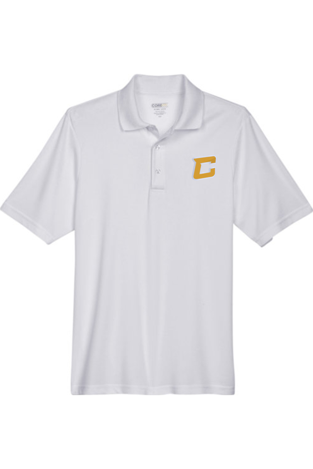 (ADULT) Embroidered CORE365 Men's Origin Performance Piqué Polo - Baseball