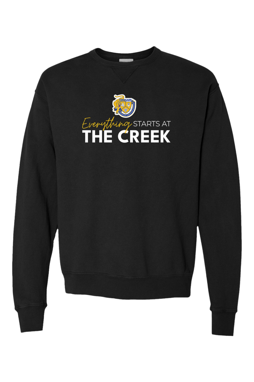 (ADULT) ComfortWash by Hanes Garment Dyed Crewneck Sweatshirt - At The Creek