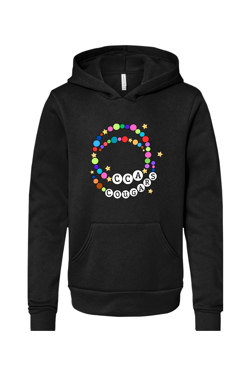 (YOUTH) Bella + Canvas Sponge Fleece Pullover Hoodie - CCA Cougars