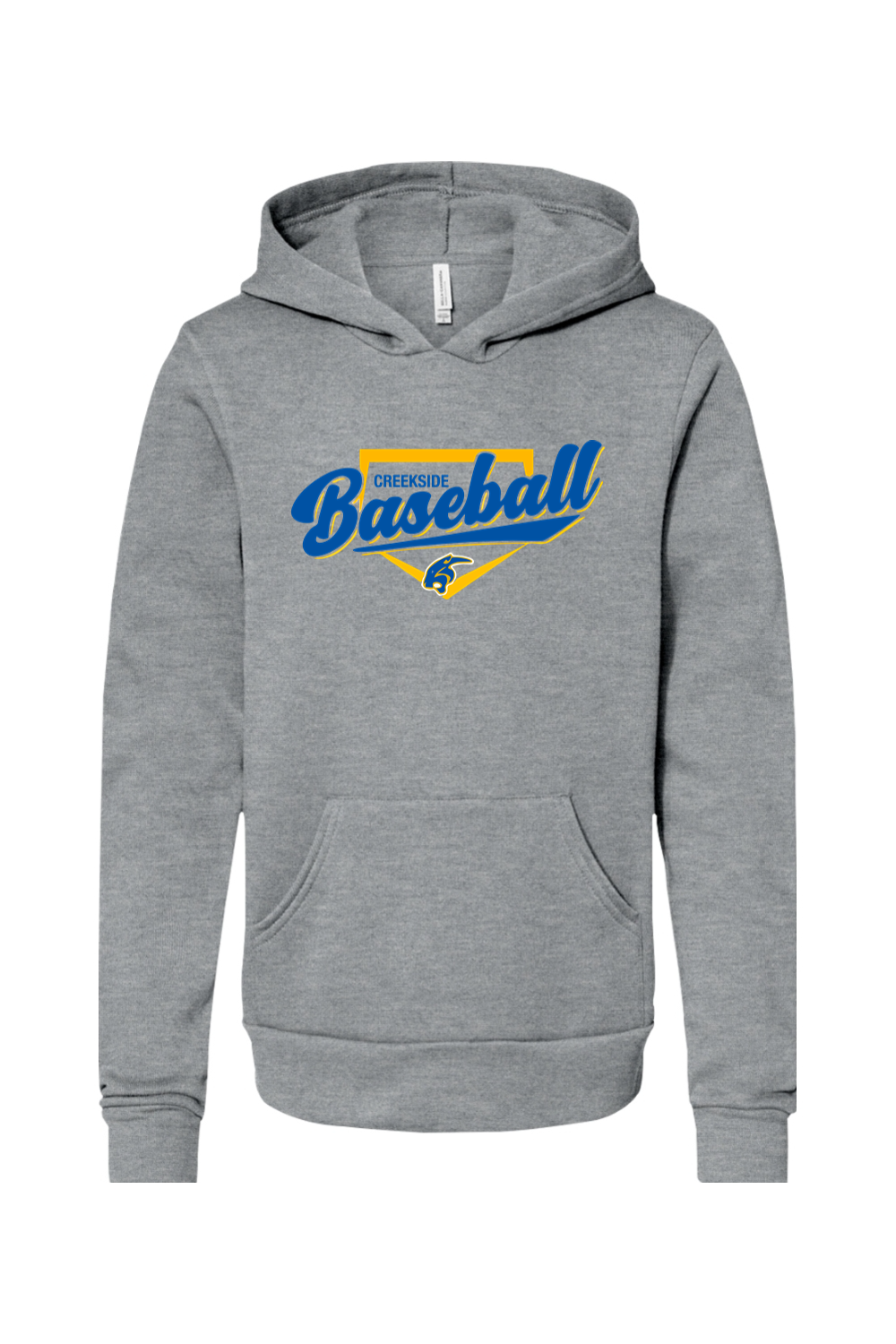 (YOUTH) Bella + Canvas Sponge Fleece Pullover Hoodie - Baseball